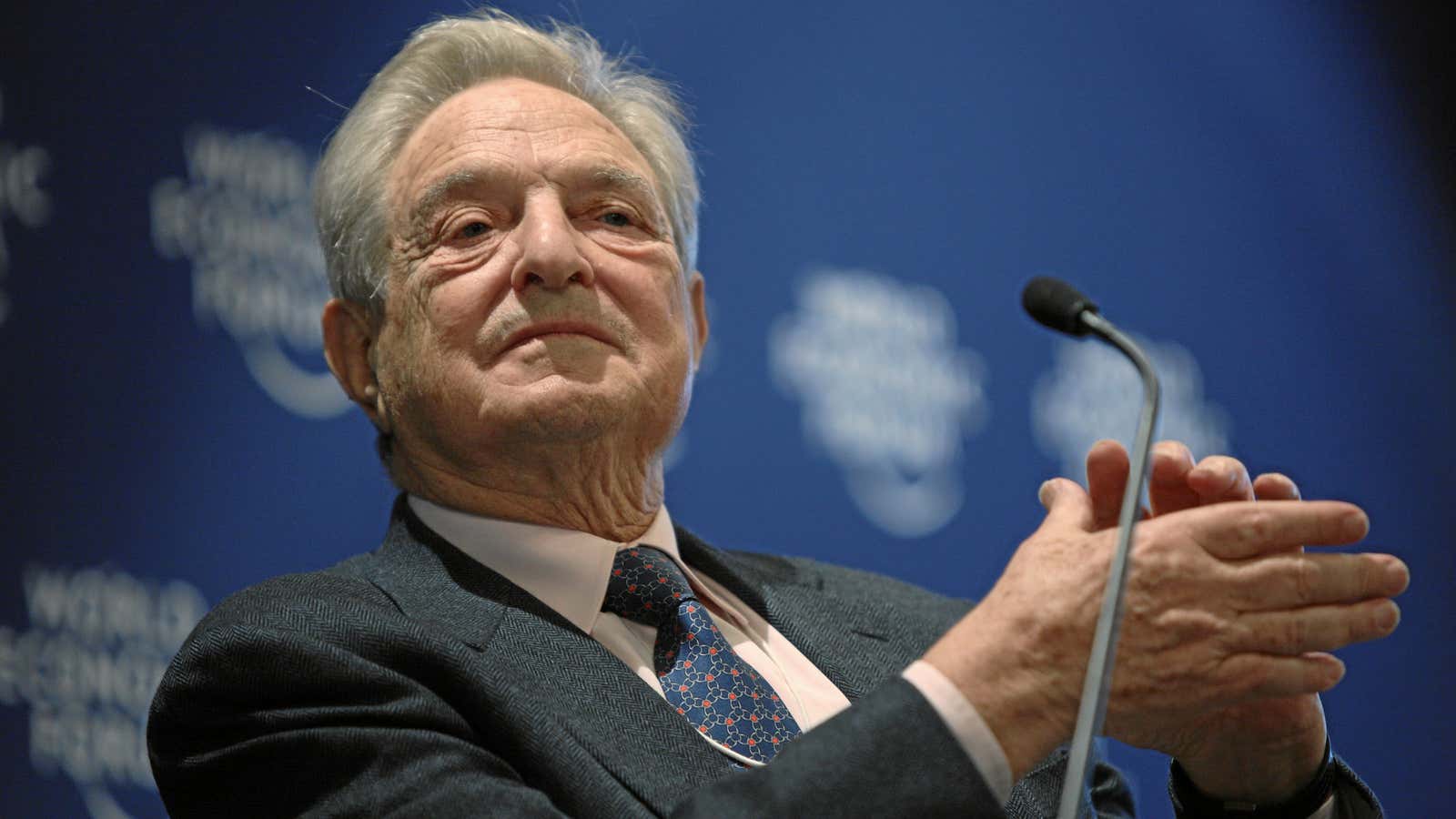 Soros at Davos in 2010.