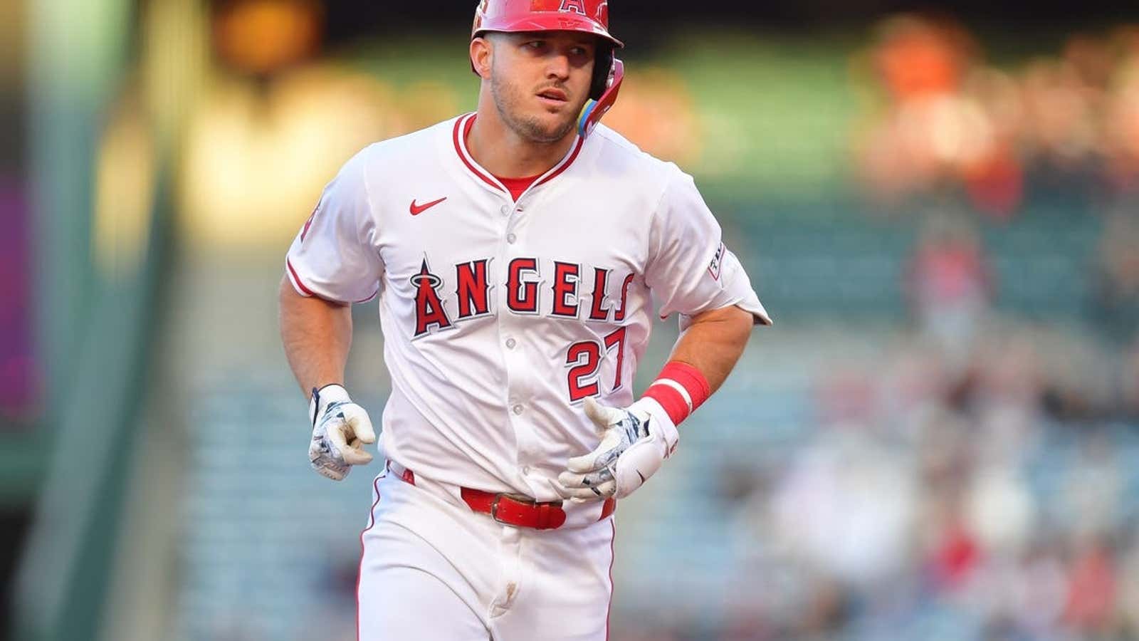 Image for Mike Trout hits leadoff homer as Angels top O's