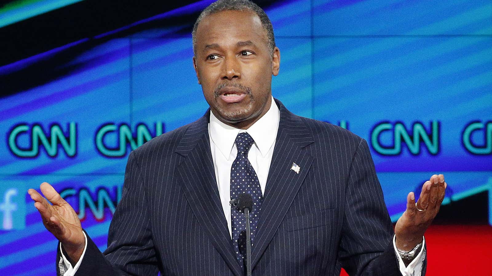 Ben Carson at this week’s Republican primary presidential debate.