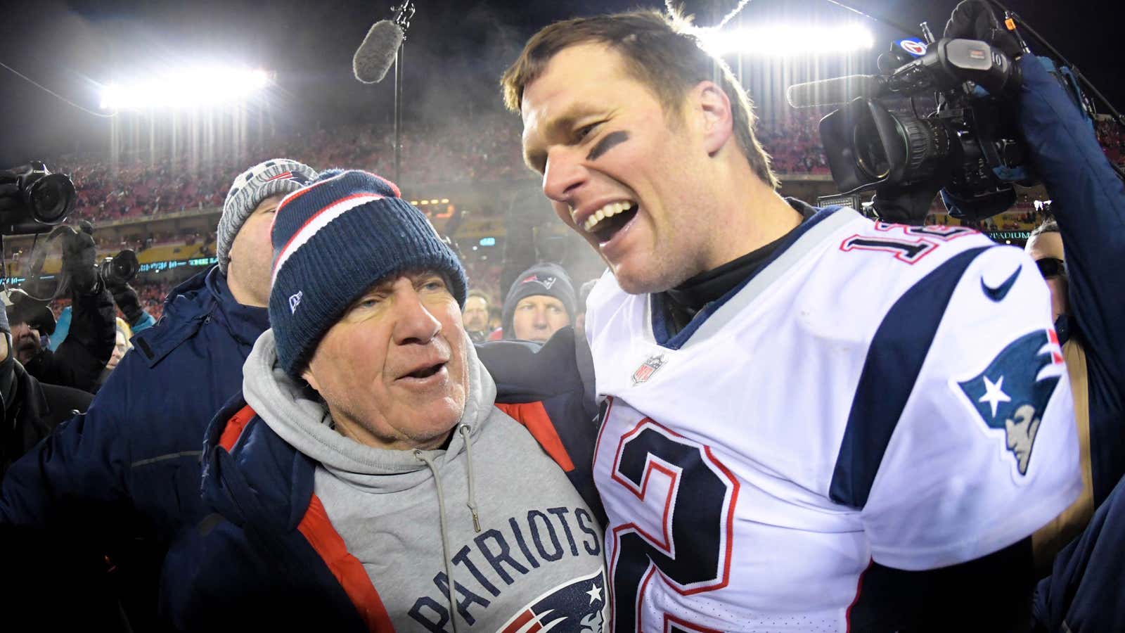 Have Bill Belichick and Tom Brady lost count?