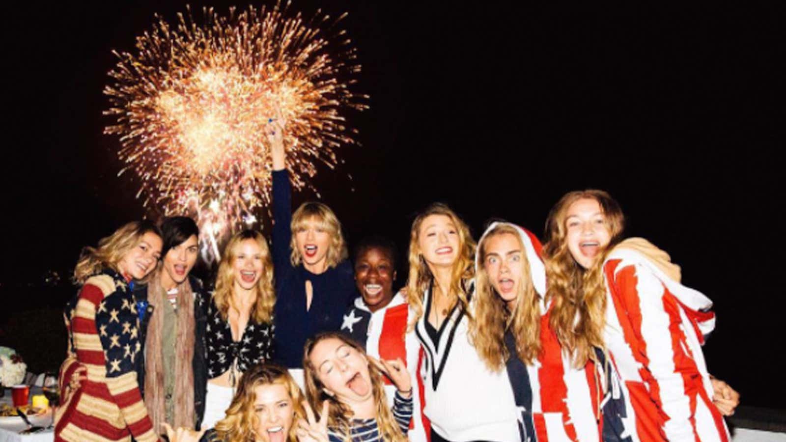 Taylor Swift's Fourth of July Instagram feed is ruining friendship for