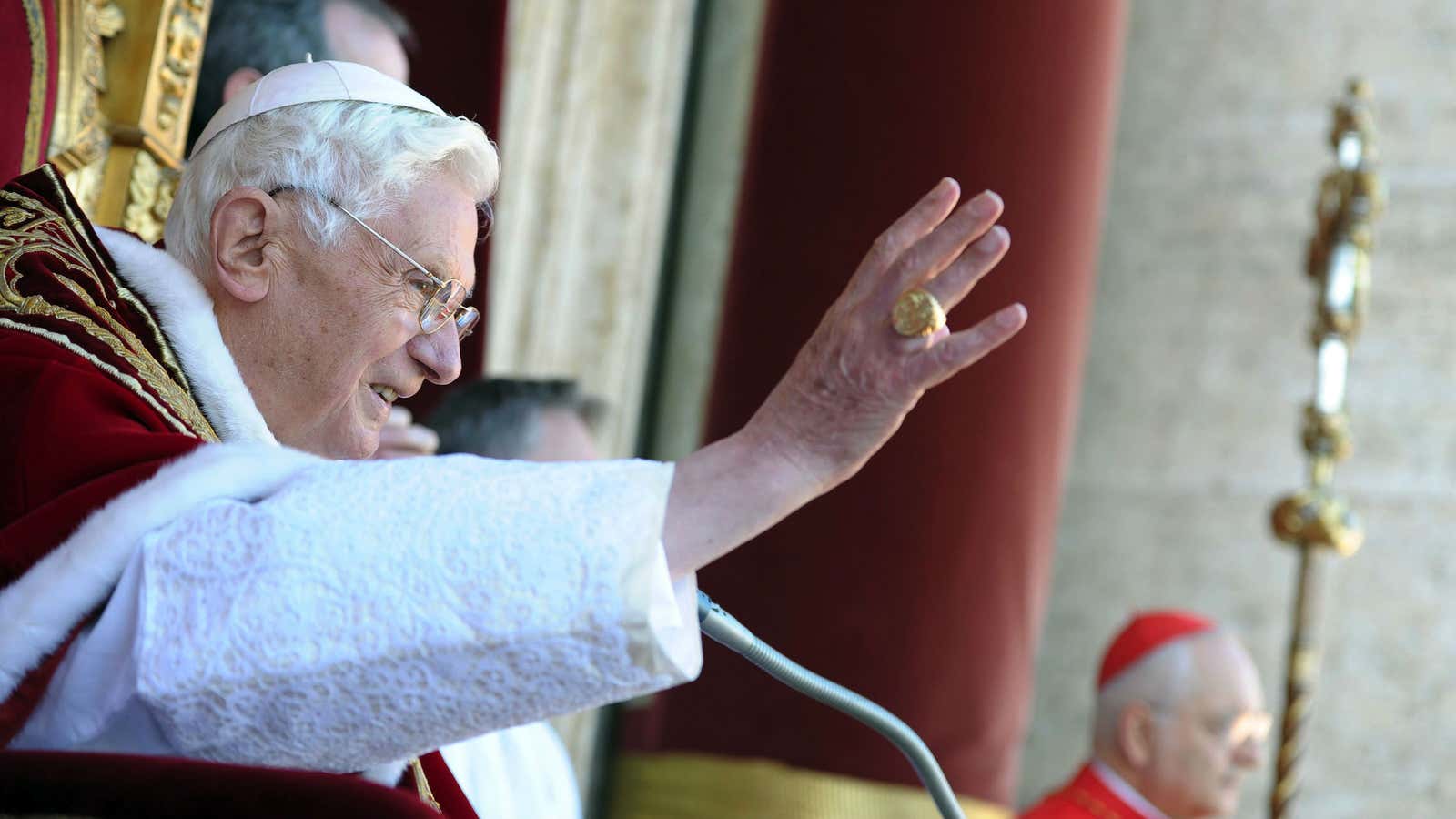 Pope Benedict XVI, 85, raises the average age of retirement for papal heads of his century.