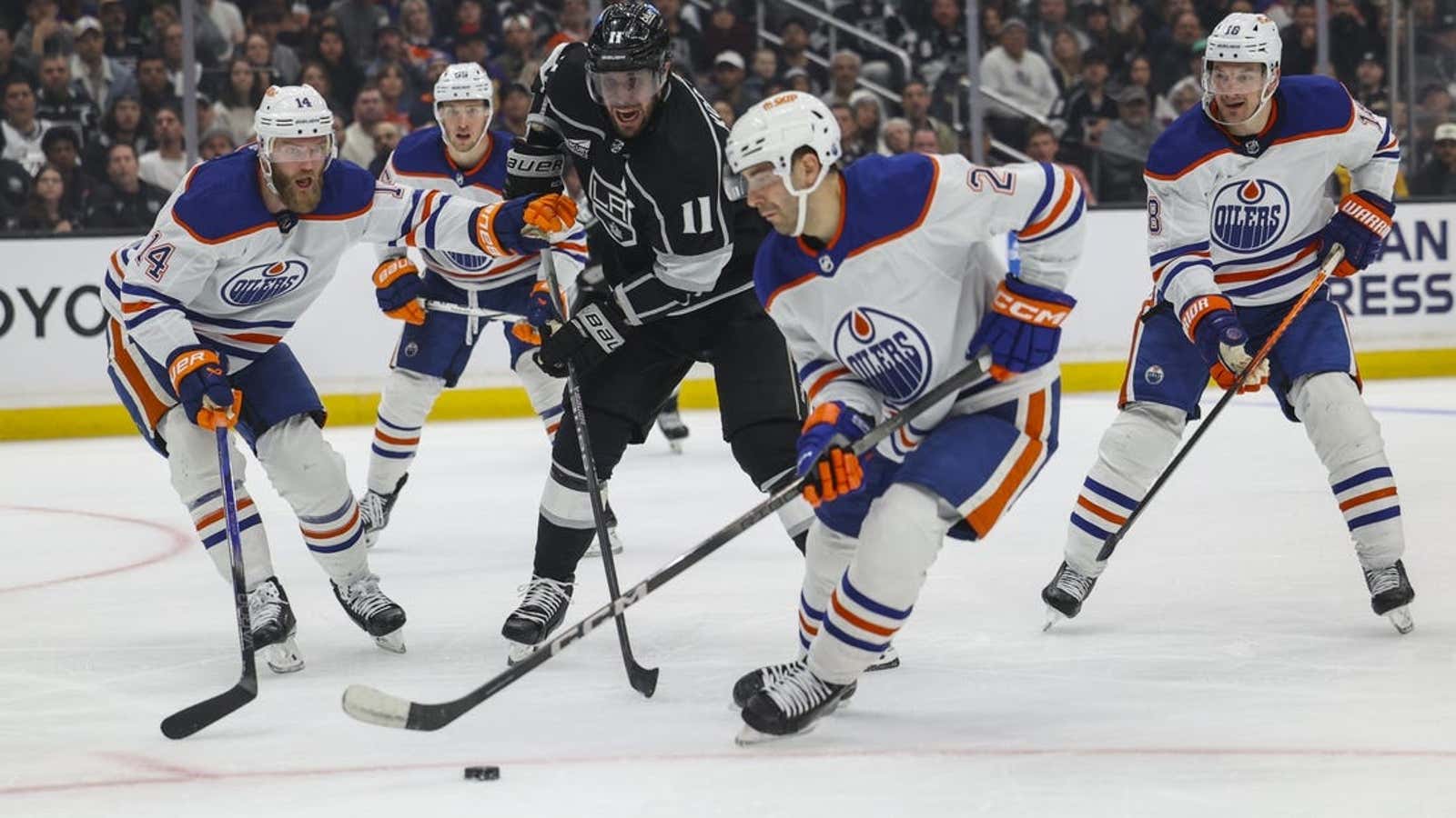 Image for Oilers silence Kings to take 3-1 series lead