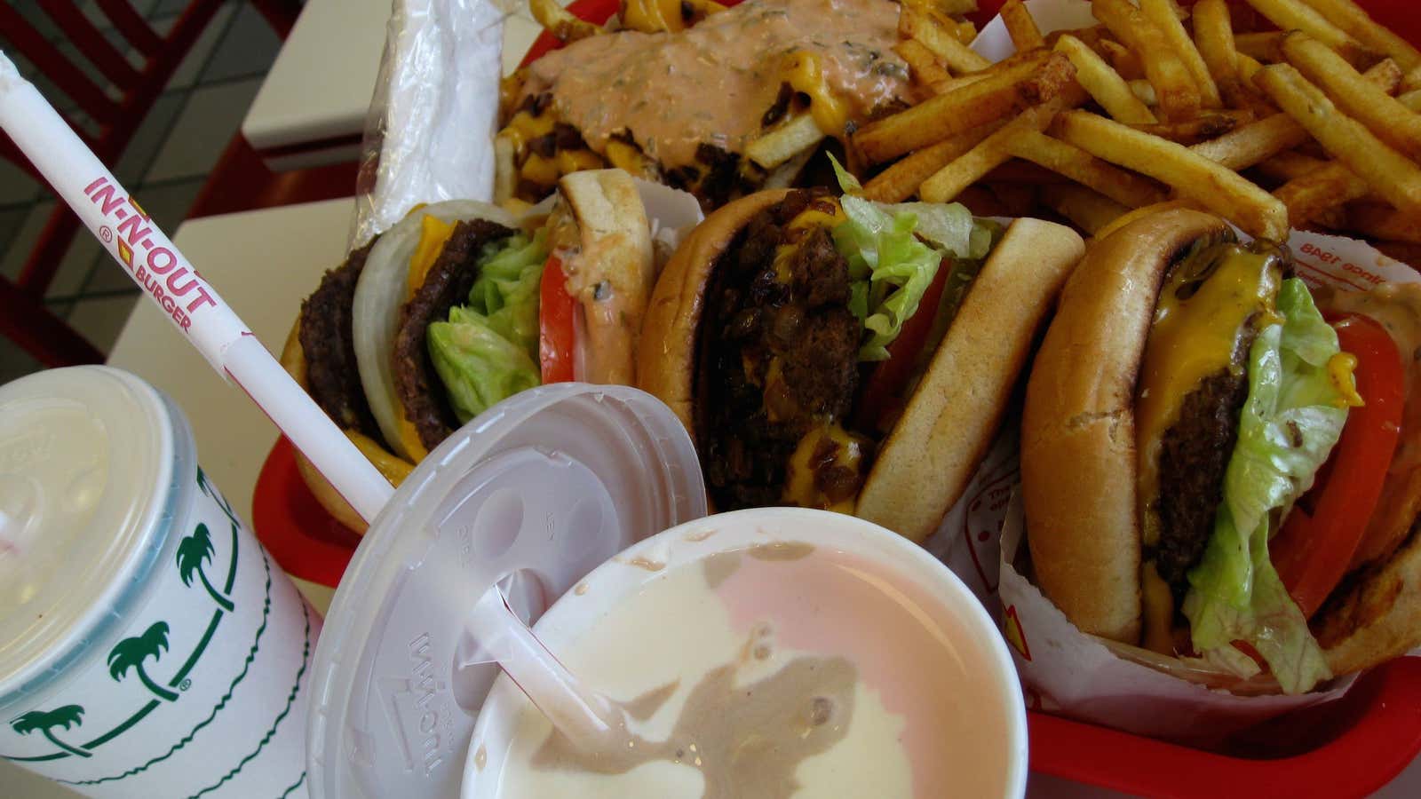 Animal-style fries and burgers, “well-done” fries, and a Neapolitan milkshake—none of these are on the main menu at In-N-Out Burger.