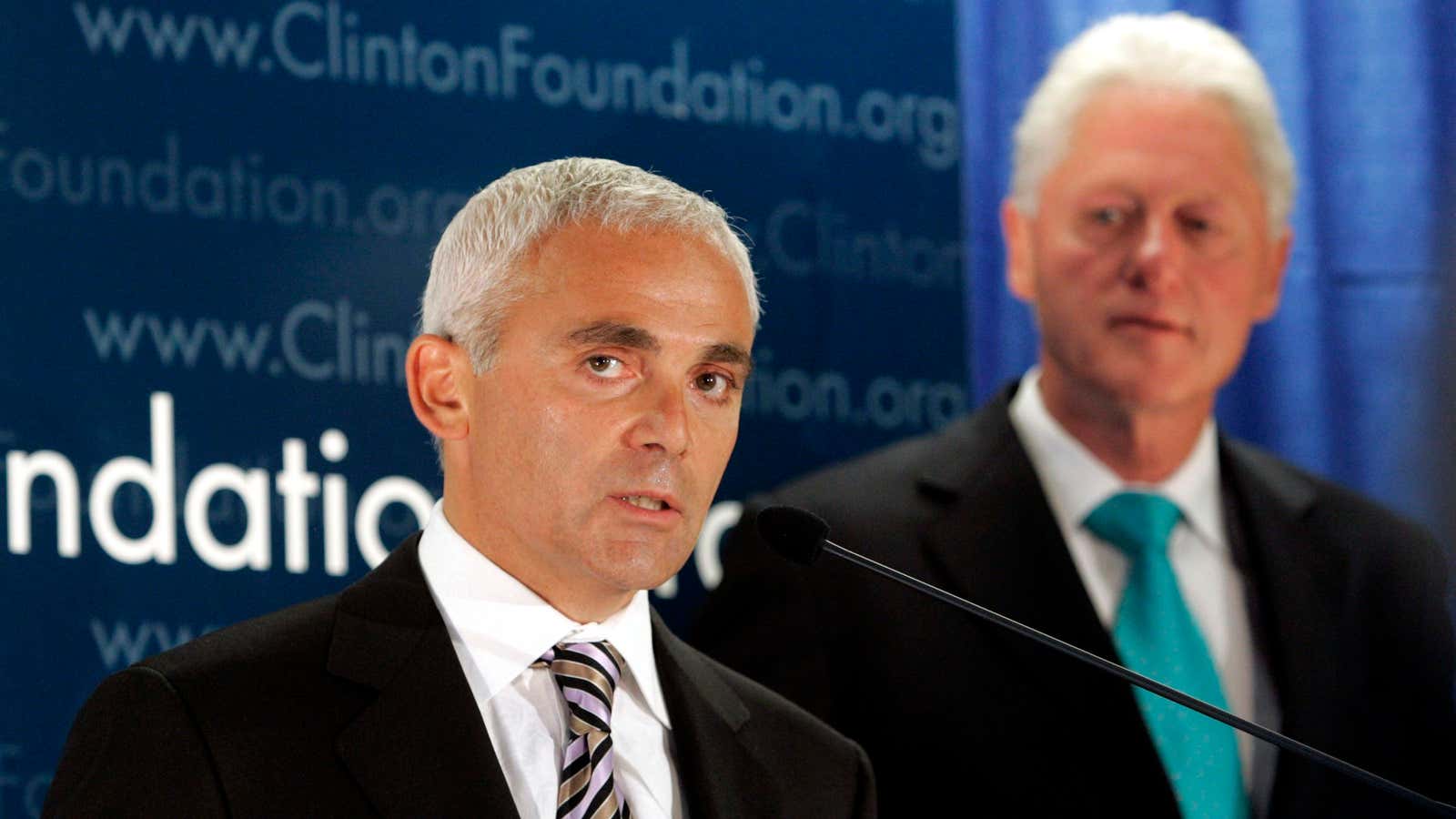 Bill Clinton looms behind mining financier Frank Giustra—and his wife’s campaign.