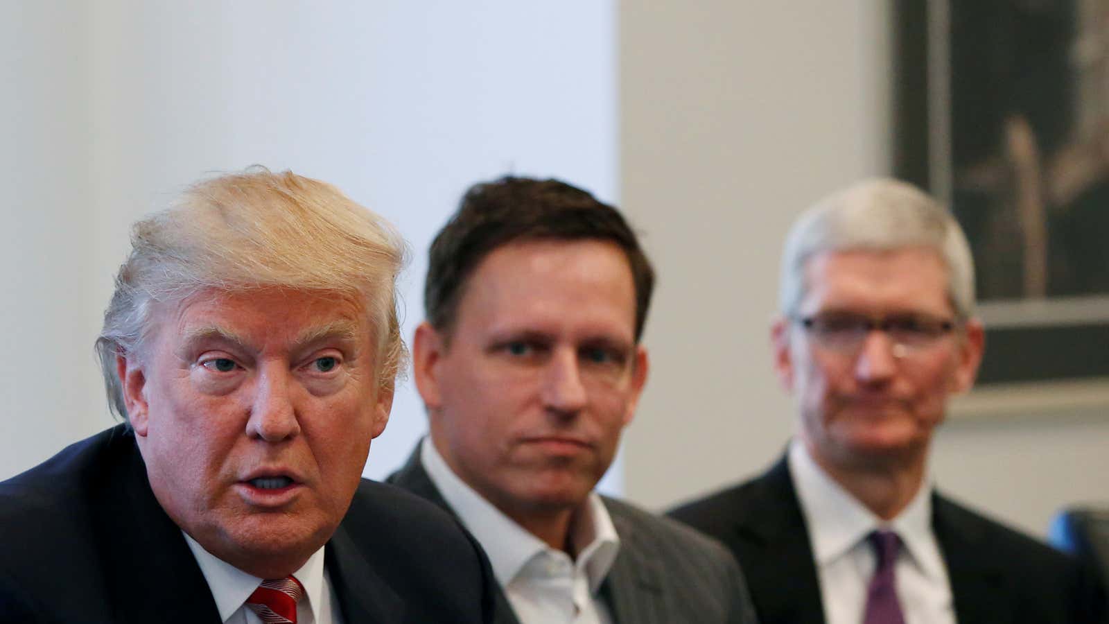 Trump, Thiel, and Tim.