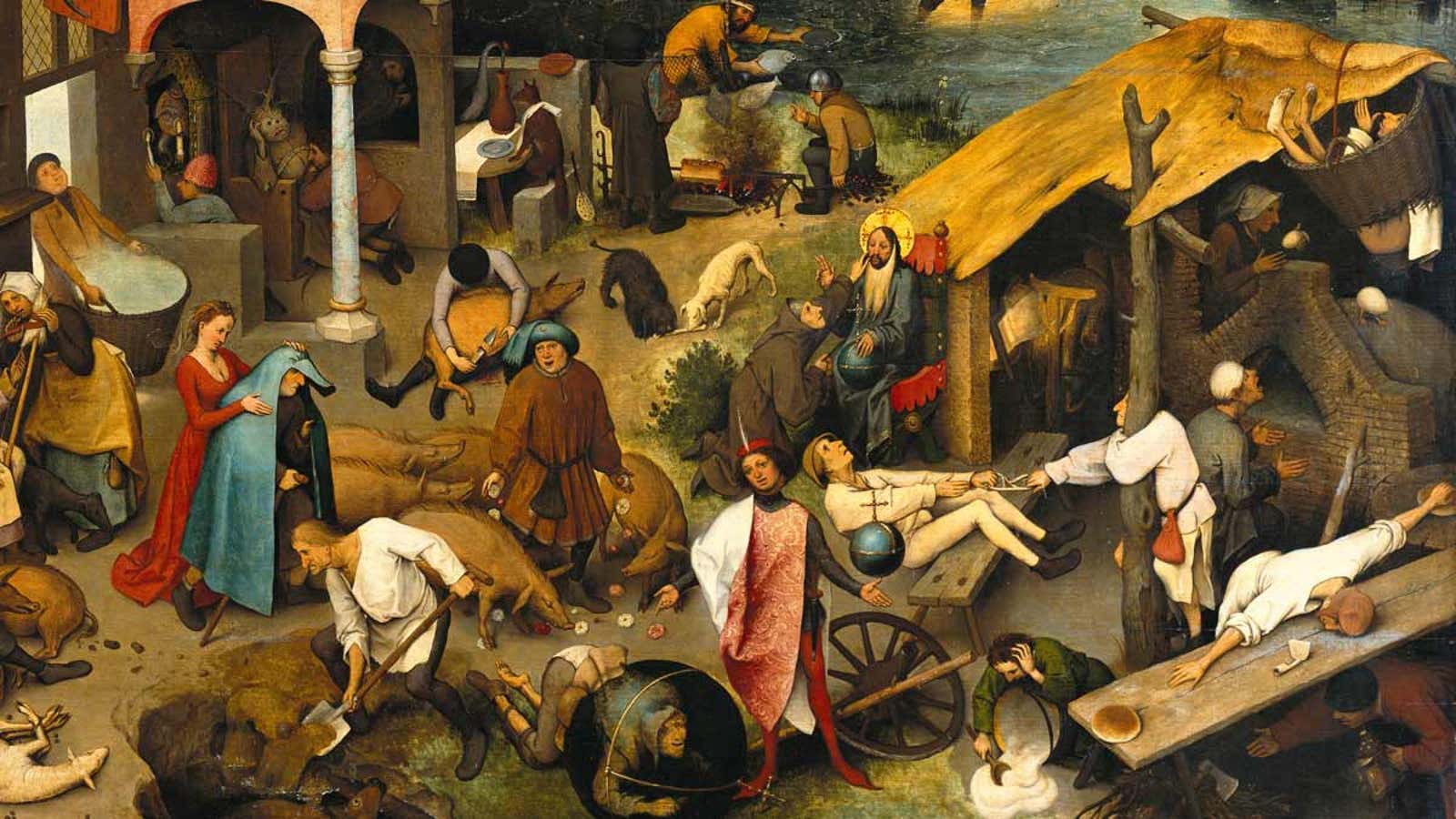 PIETER BRUEGHEL THE ELDER (DETAIL, PUBLIC DOMAIN)