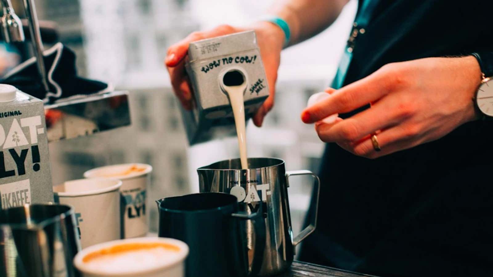 Oatly entered the US and Hong Kong via hip coffee shops.