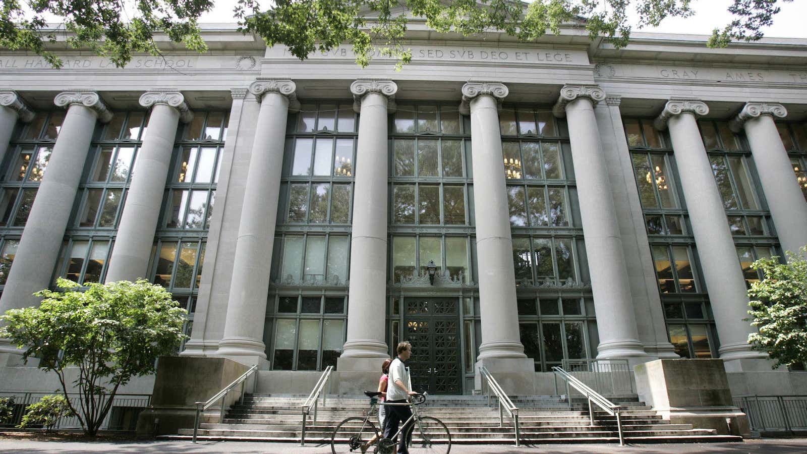 The hallowed halls of Harvard Law.