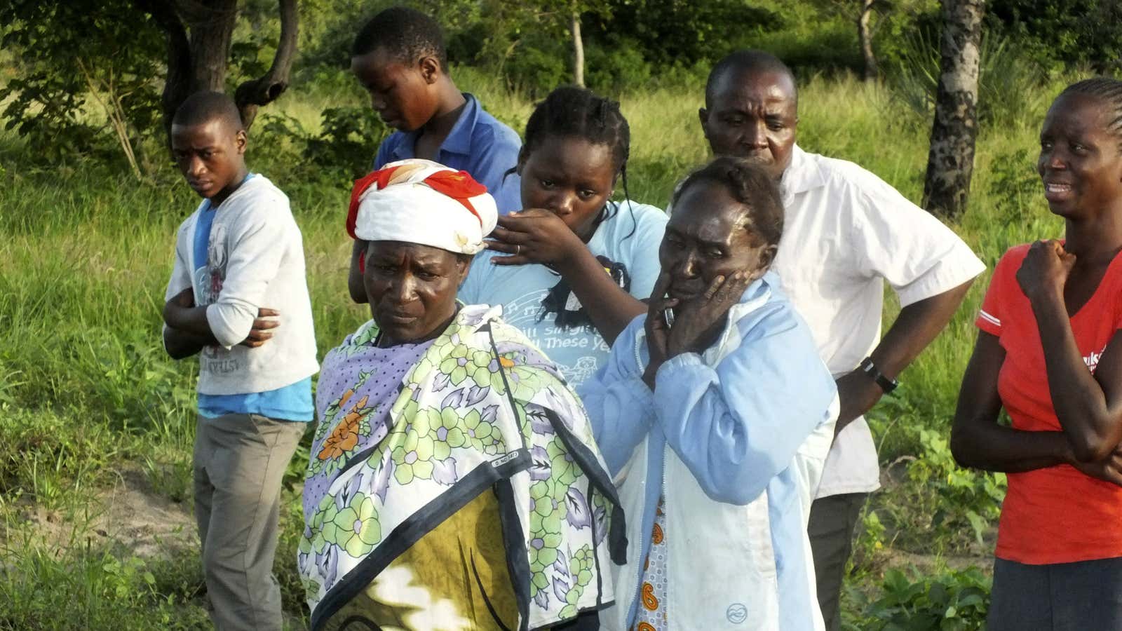 Mourning in Kenya.