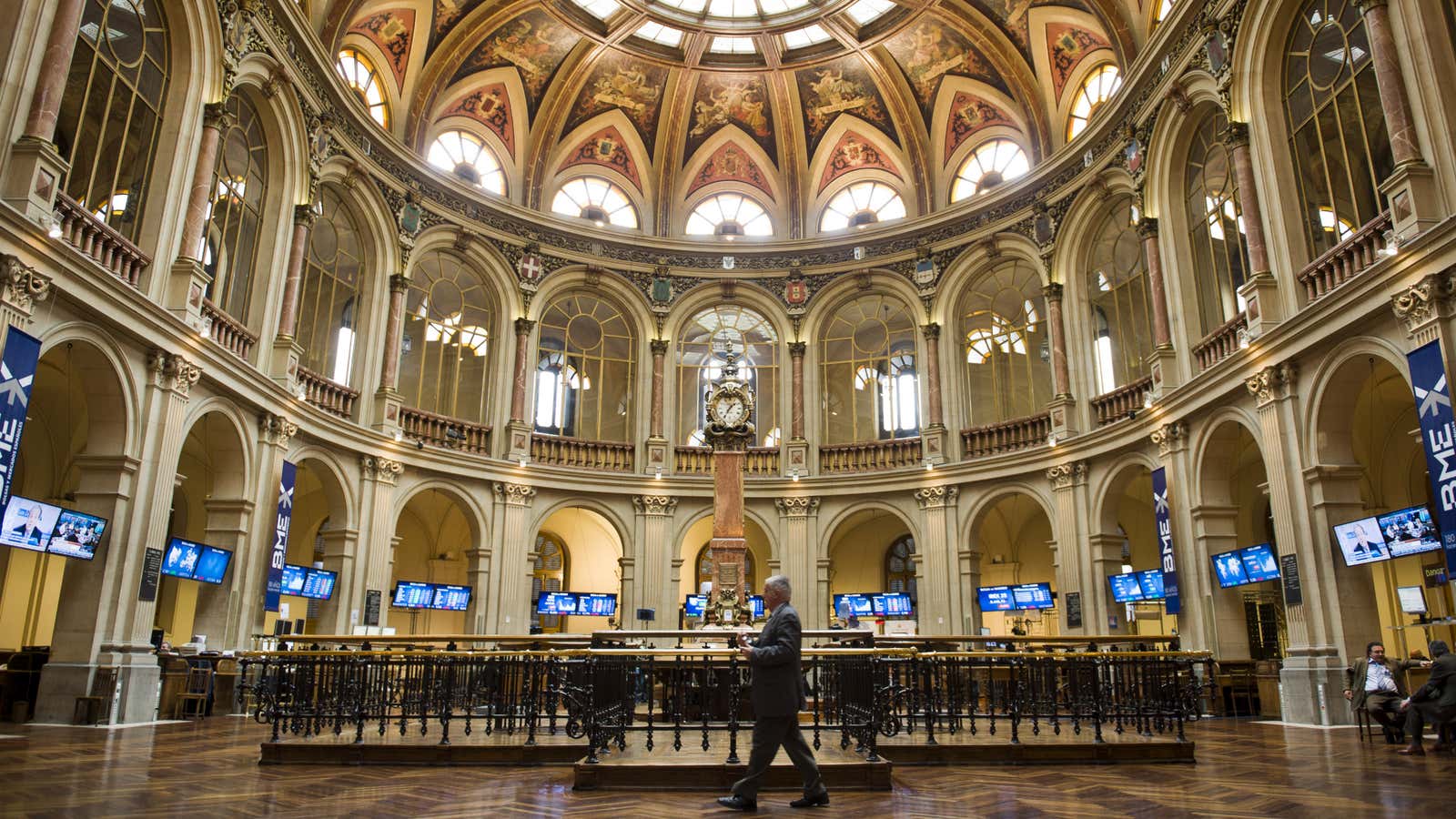 At the Madrid bourse, it’s been a beautiful quarter.