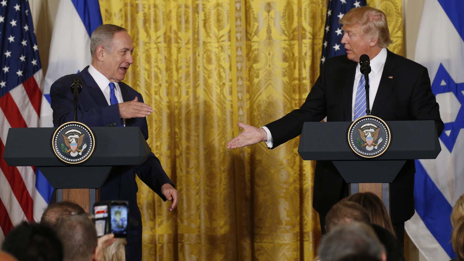 Donald Trump Questions The Two State Solution For Palestine And