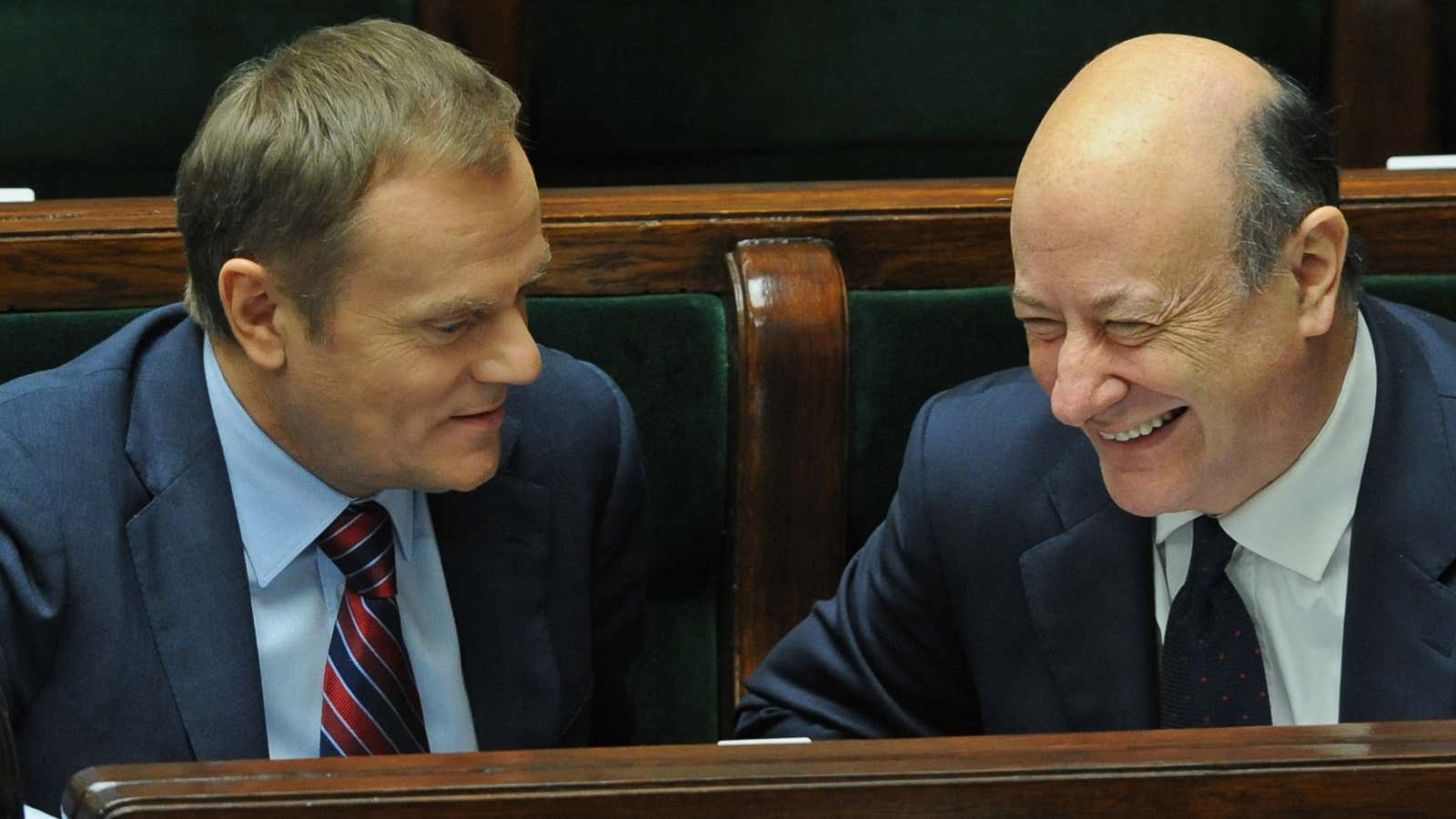 Poland’s Prime Minister and Financial Minister can’t believe how good they’ve got it.