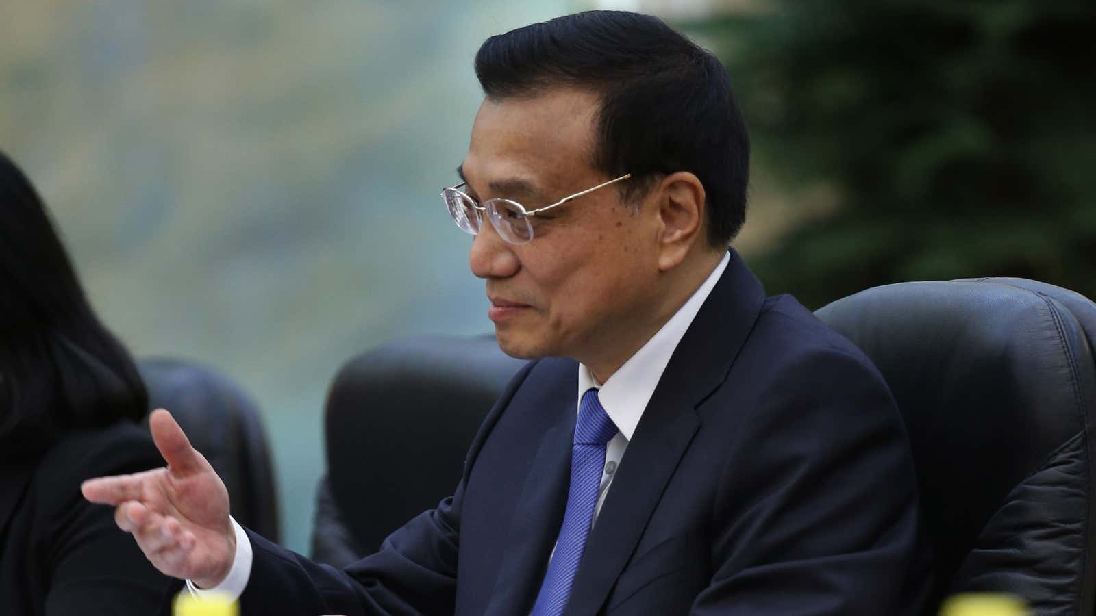 Premier Li Keqiang, the man with the plan (by the end of the year, that is).