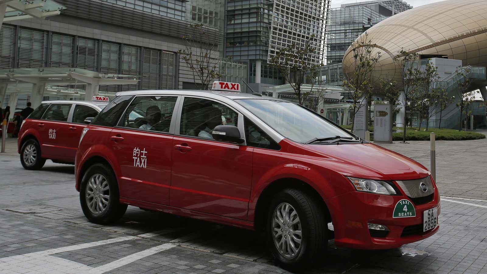 Red car service.