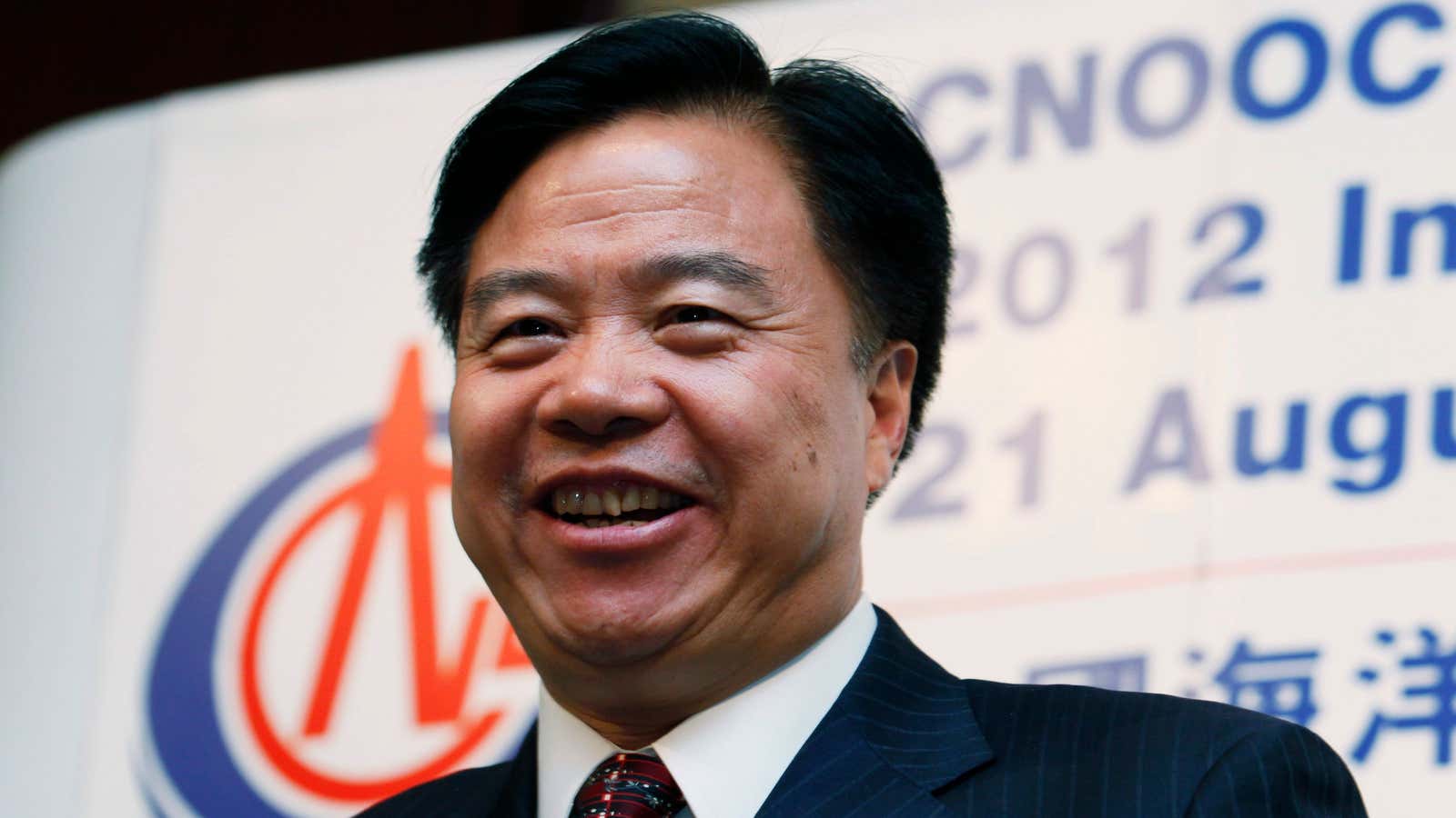 CNOOC’s chairman has reason to smile