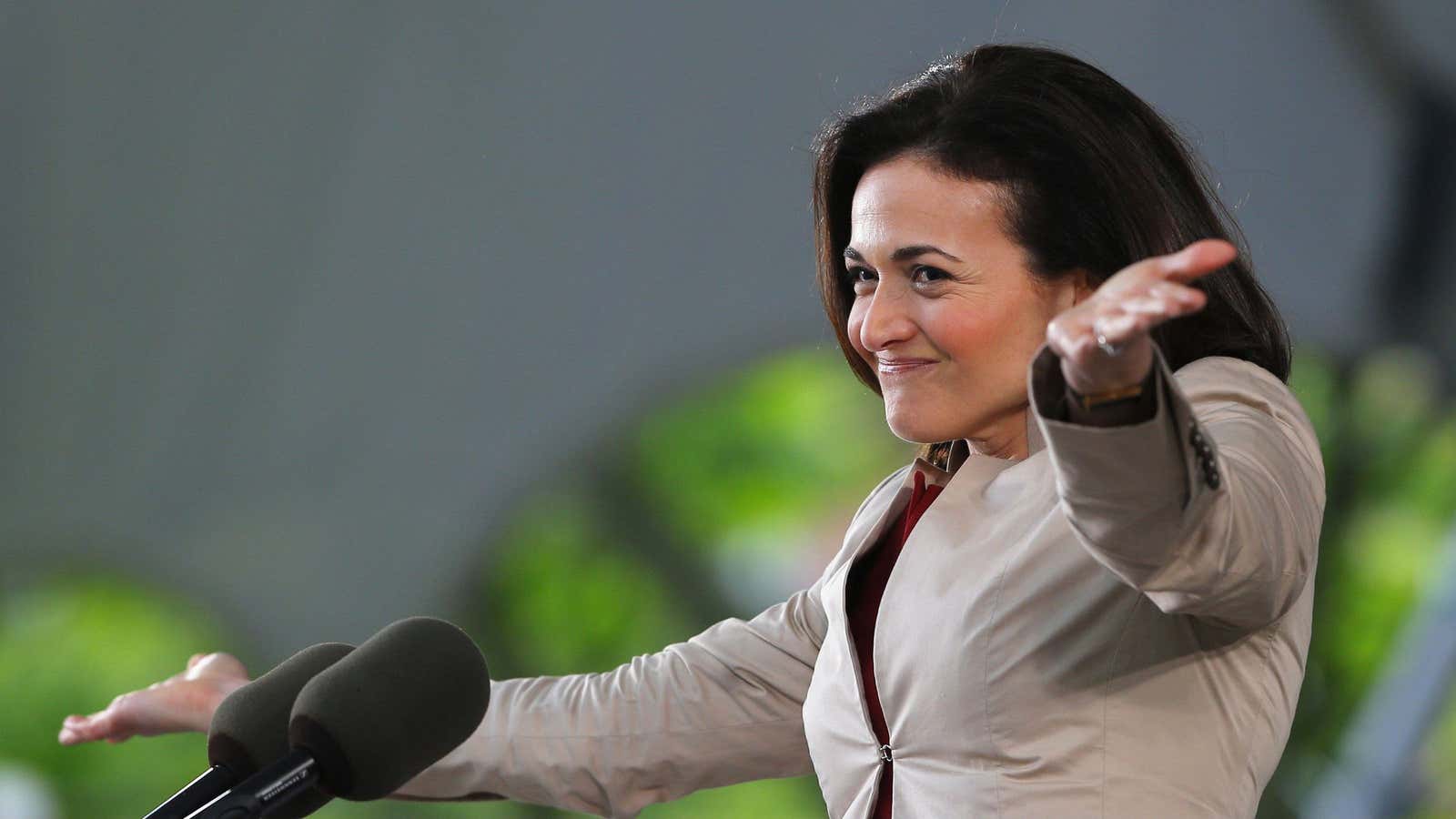 Sheryl Sandberg wants Indian businesses to embrace Facebook.