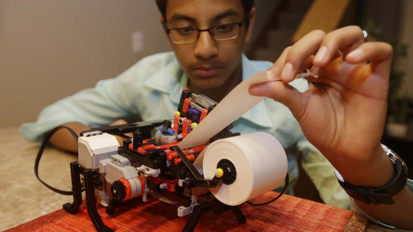 Solving a problem, like Shubham Banerjee did with his LEGO braille printer, is what science fairs should teach kids.