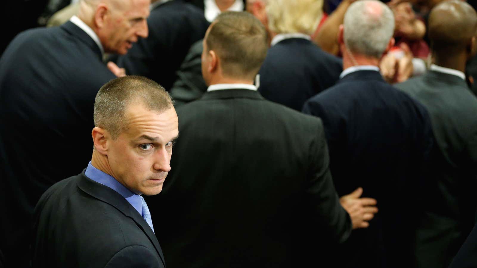 Campaign manager Corey Lewandowski has left the Trump campagin.