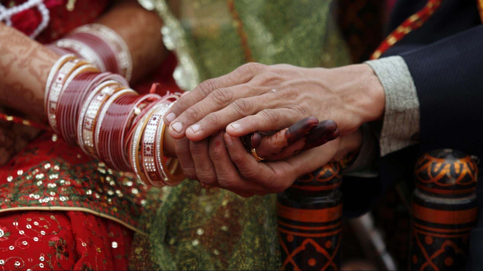 Indian Couple Playing Ring Fishing Game in Wedding Ceremony of India Stock  Image - Image of north, india: 232358501