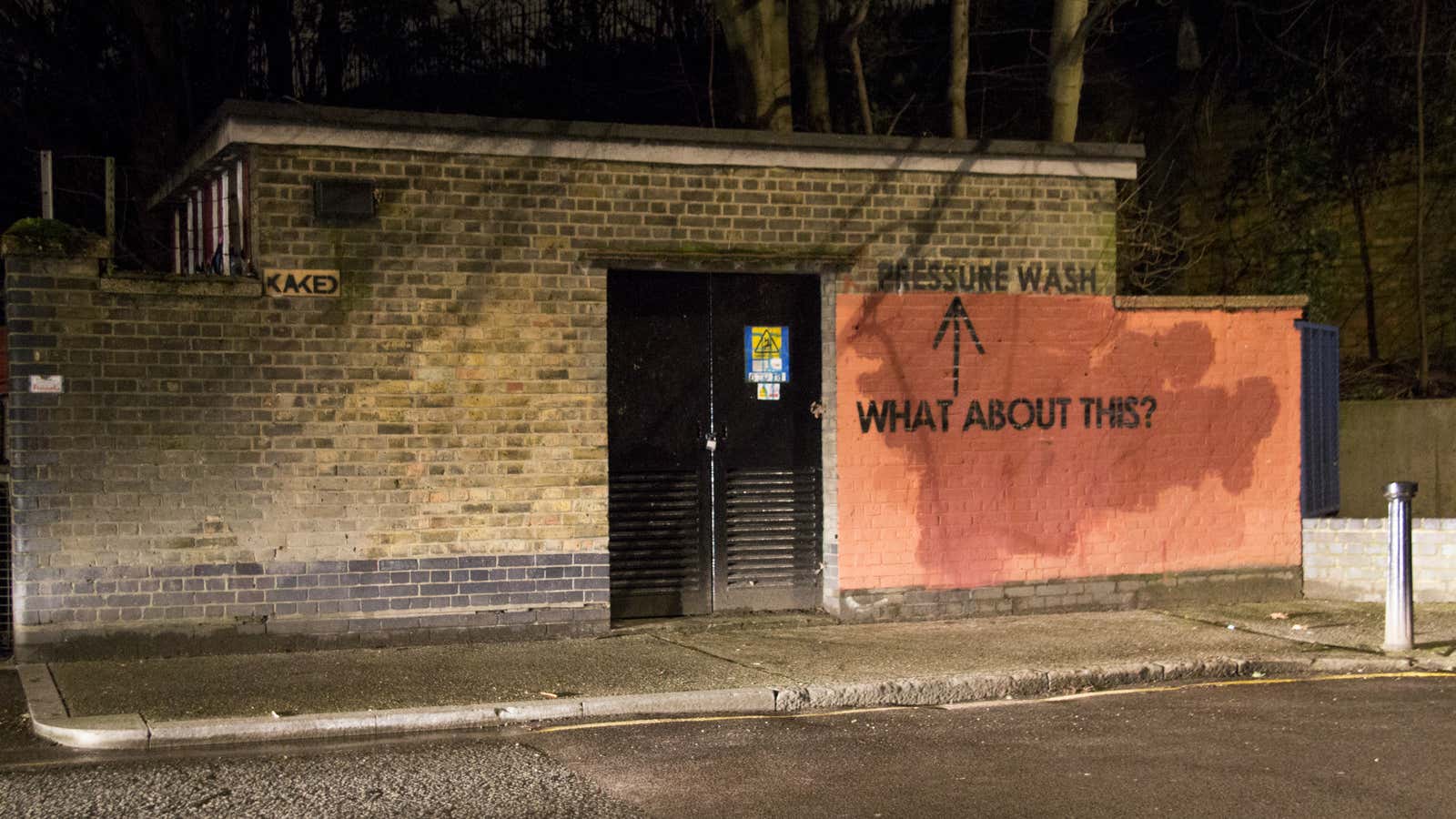 A game of one-upmanship between a graffiti artist and the city of London, in photos