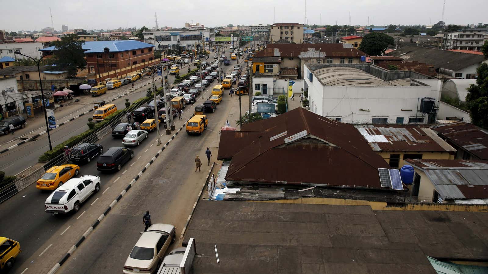 A view of the Yaba district in Lagos the primary home of Nigeria’s budding tech ecosystem.