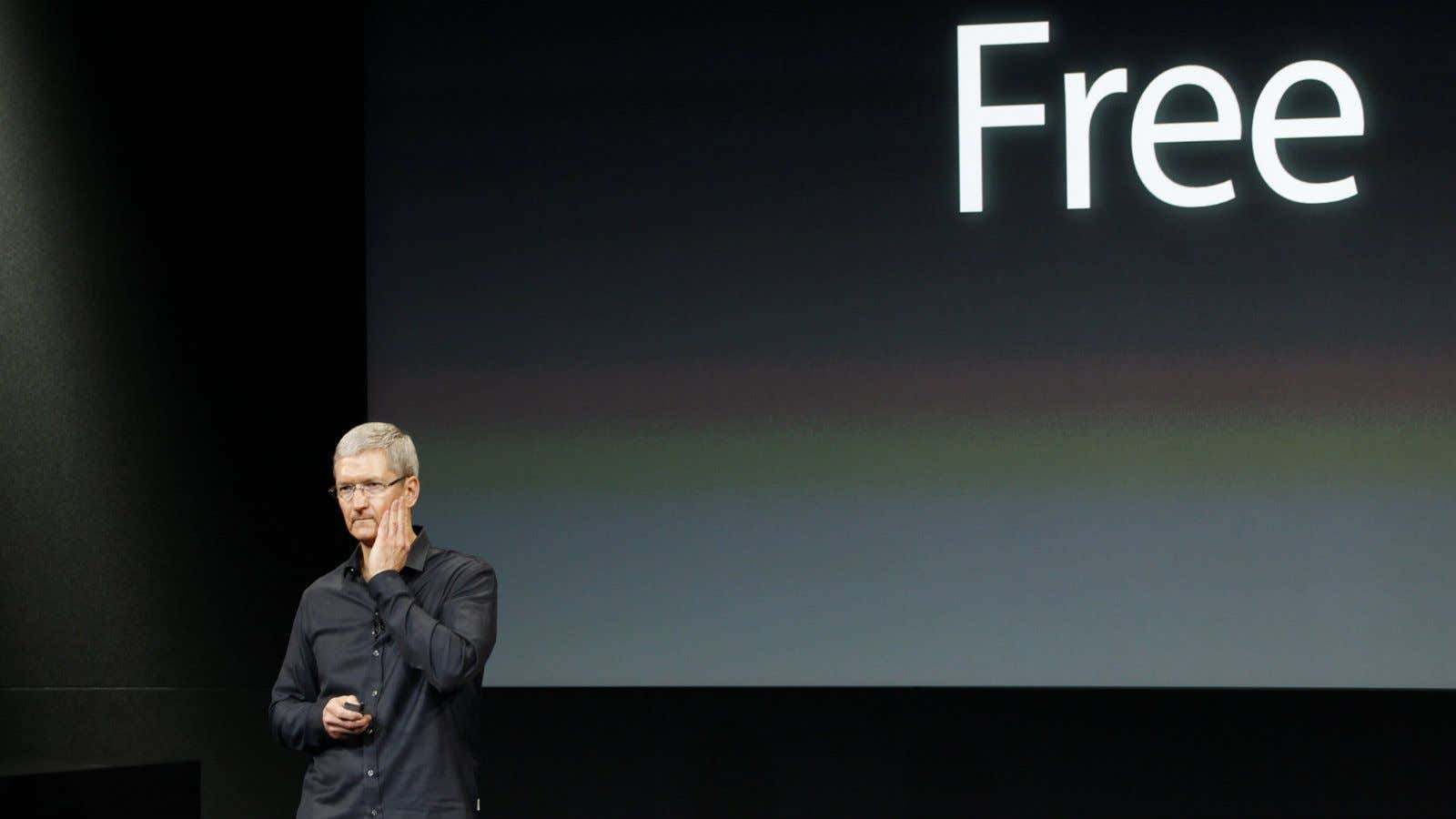 Tim Cook will set you free.