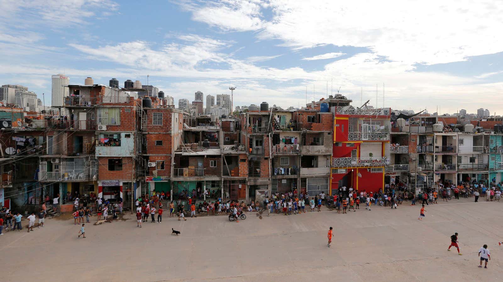 The Villa 31 slum in Buenos Aires has grown 50% percent in the past four years.