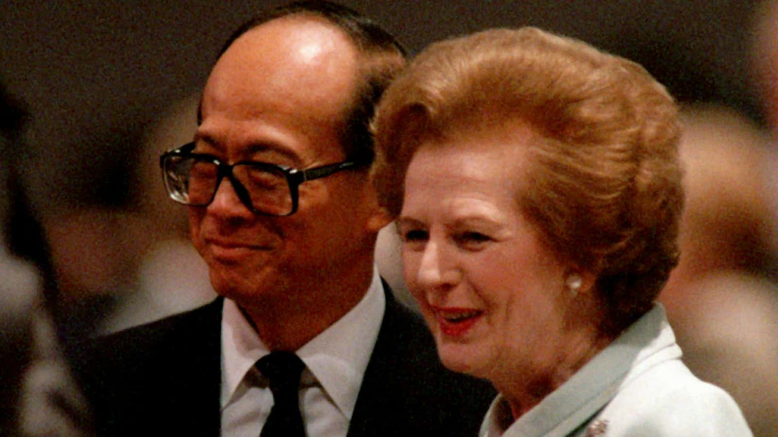 Thatcher is no longer there, but Li’s headed to London just the same.