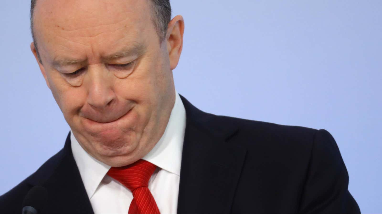 CEO John Cryan’s job seems safe, for now.