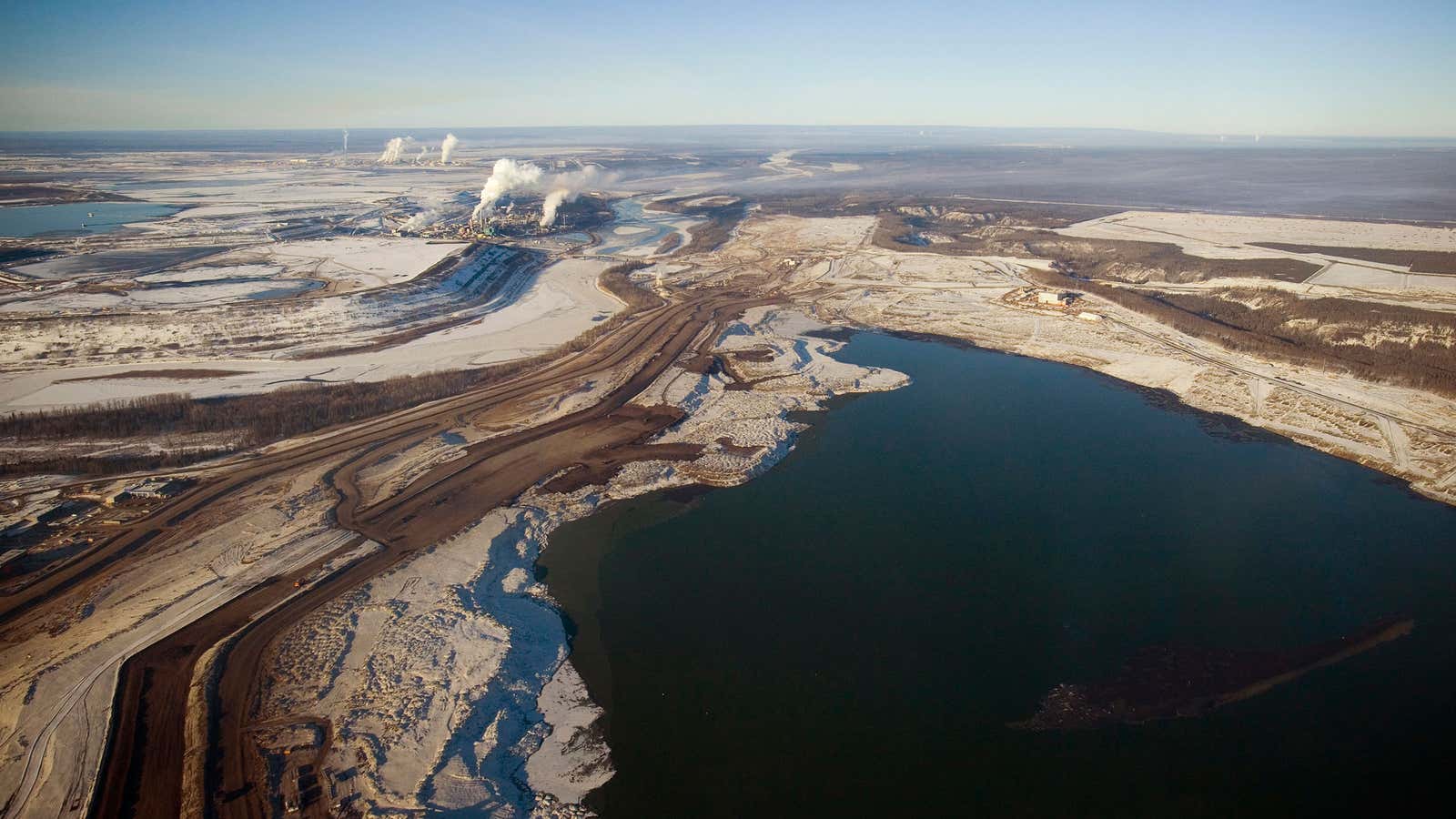 Tar sands in Alberta, Canada