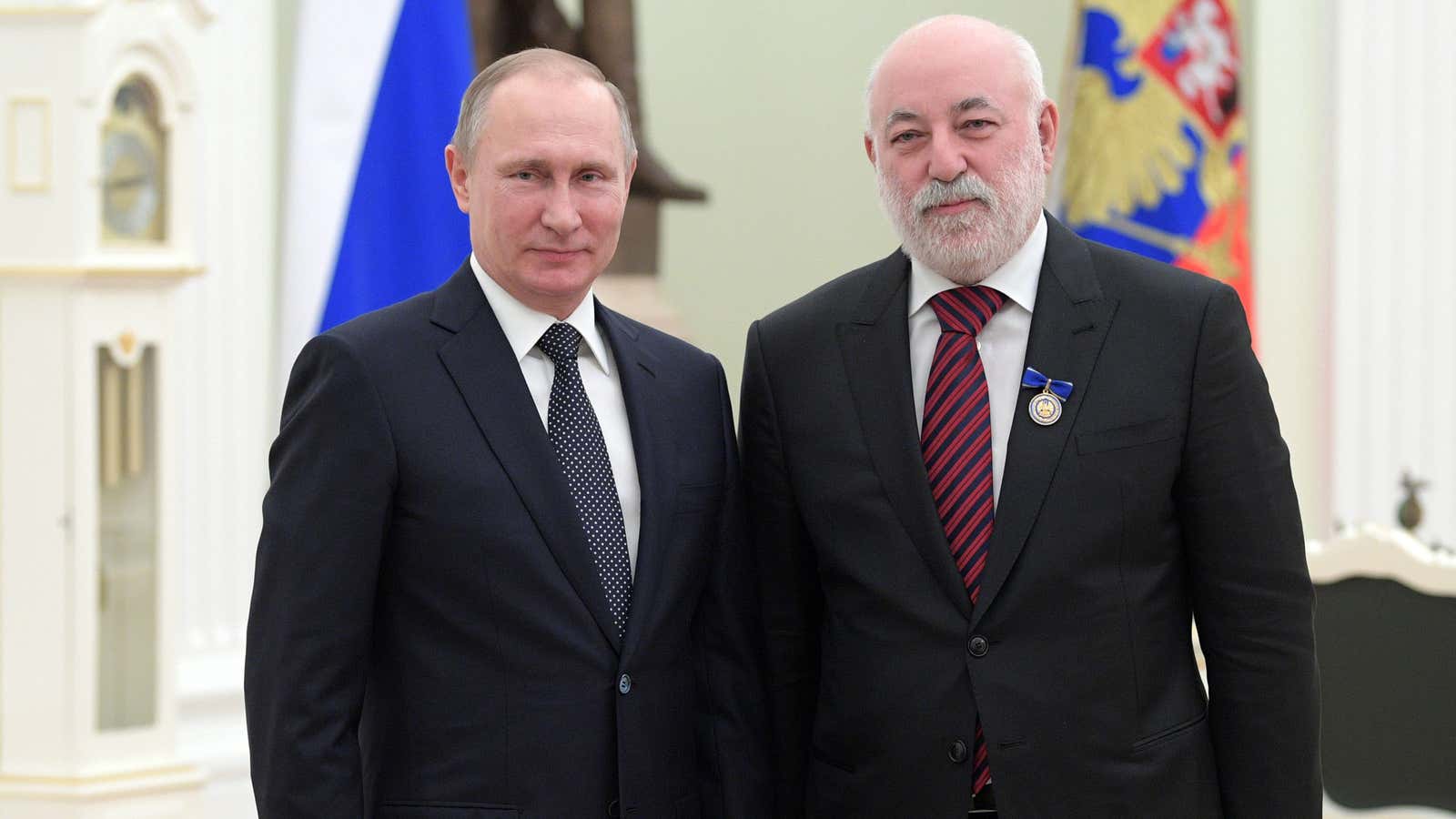 Vekselberg is not seen as one of Putin’s inner circle, but nonetheless has friendly ties with the Kremlin.