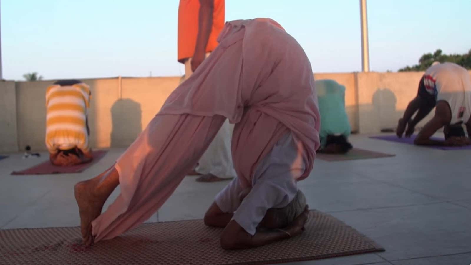 The traditional yogini.