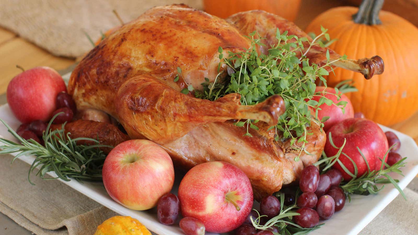 On average, a Thanksgiving turkey dinner costs $48.91, or 0.0068 bitcoins.