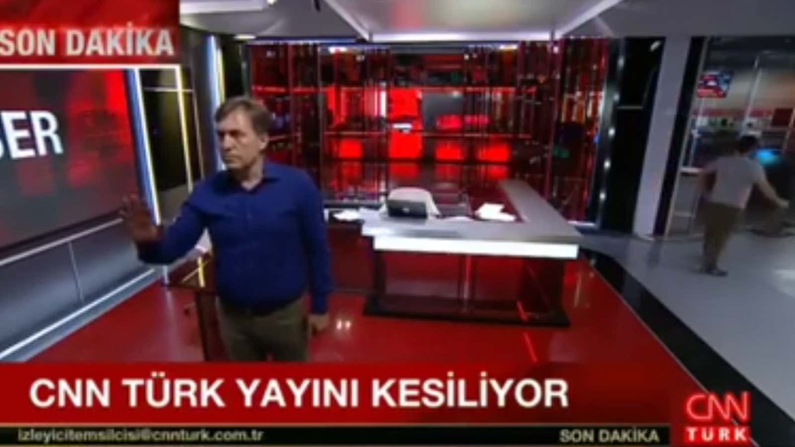 CNN Türk used Facebook Live to broadcast its own takeover during a military coup