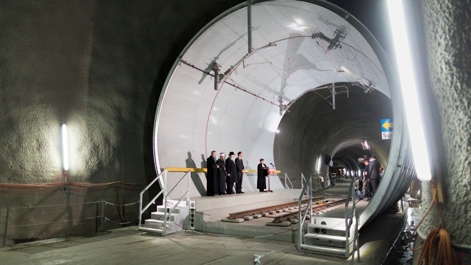 A priest, a rabbi, and an imam walked into a tunnel… to bless it.