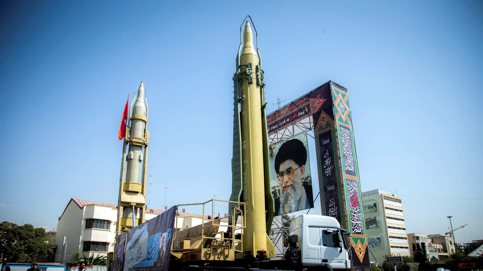 An Ayatollah and his rockets.