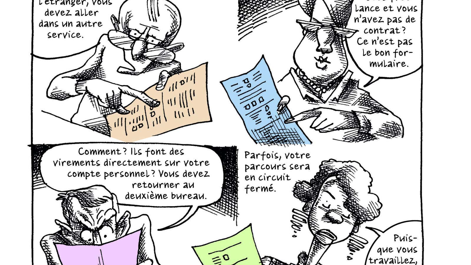 An Iranian graphic novelist updates a classic WWII guide for migrants