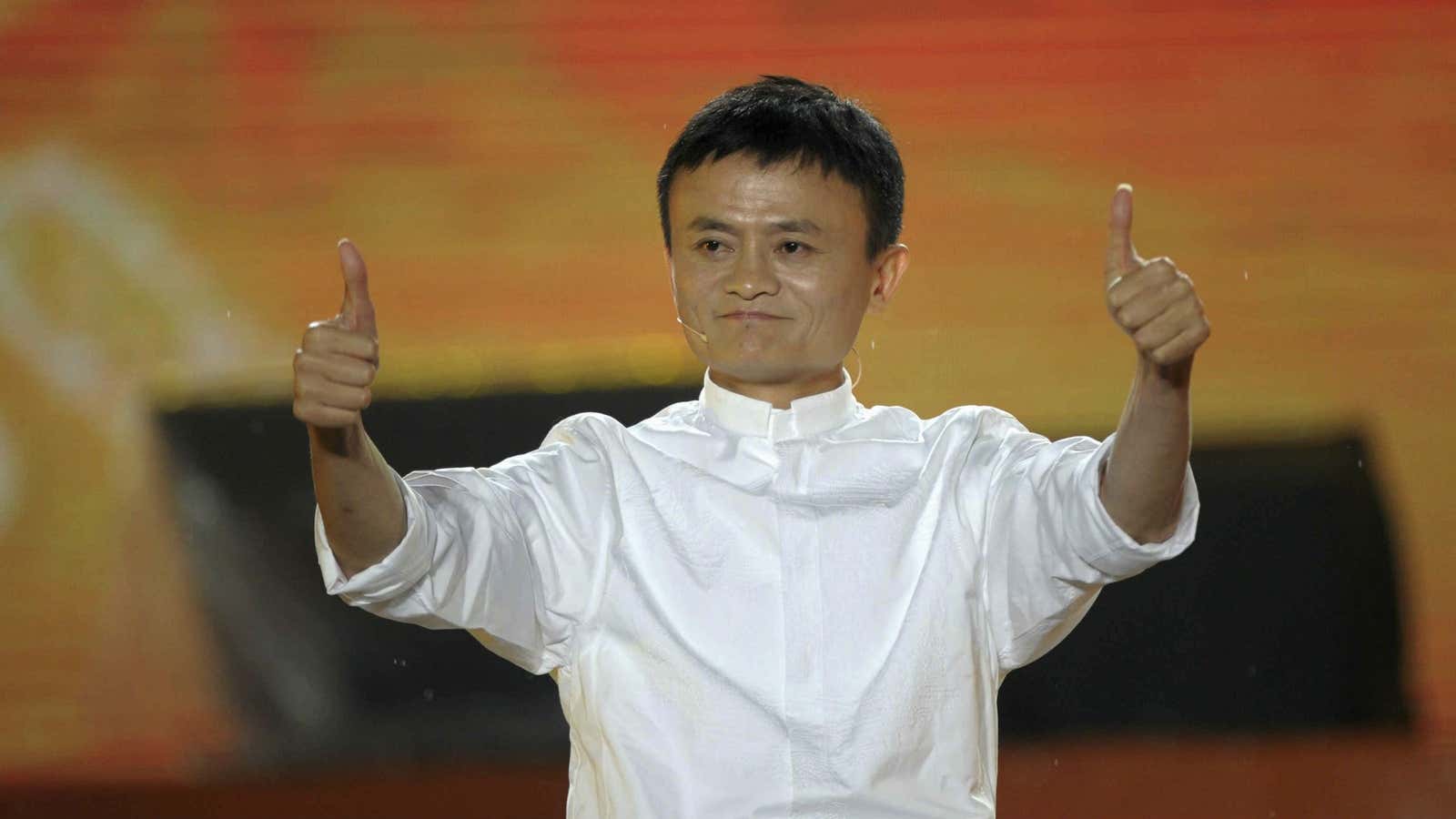 Jack Ma has a lot to cheer about lately.