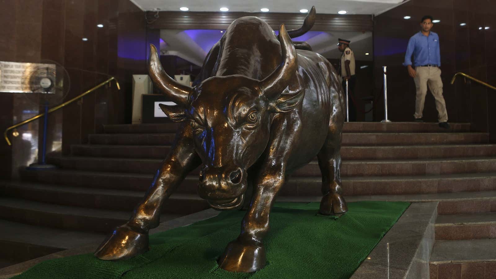 The bulls of Dalal Street.