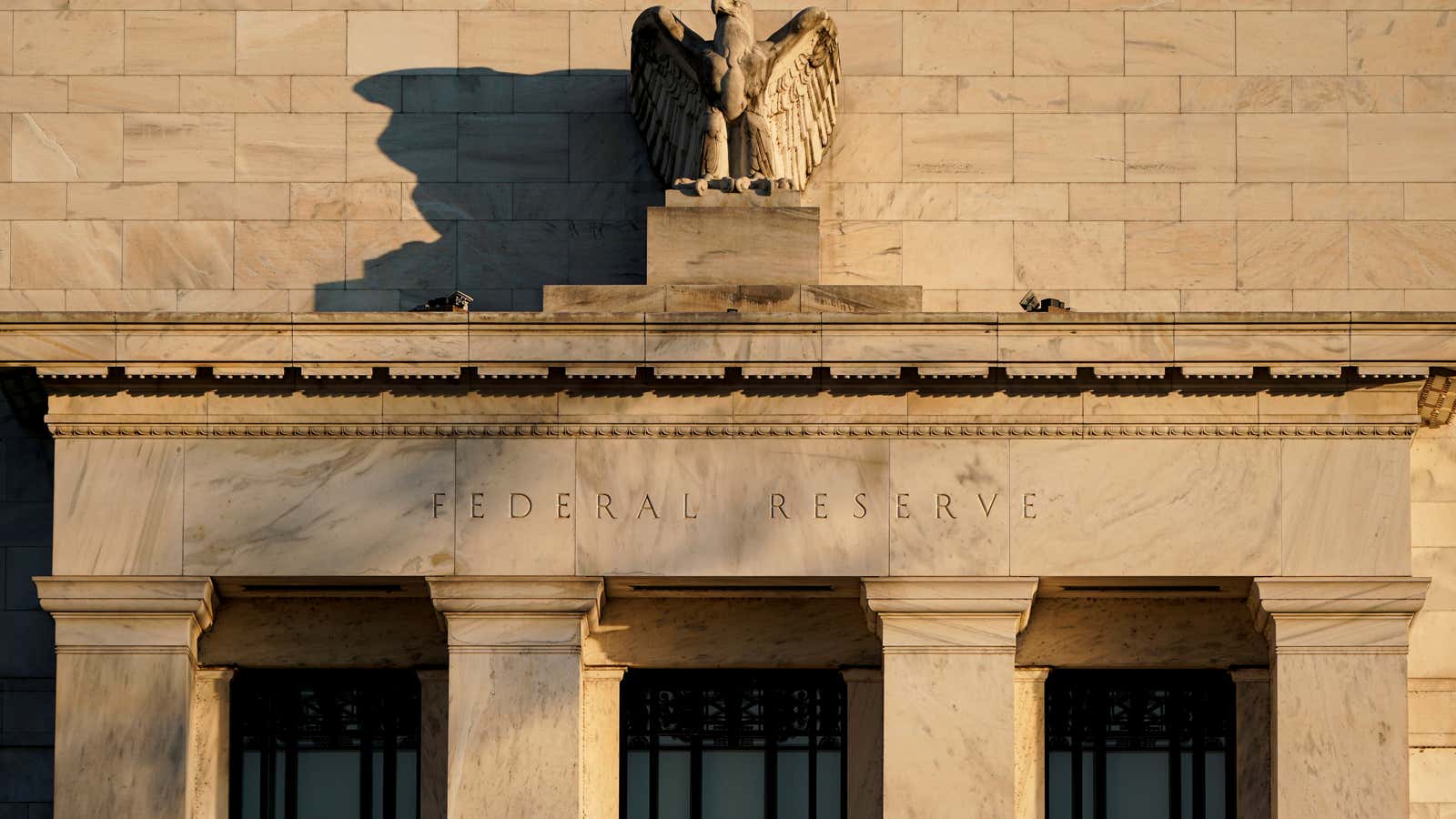 The Federal Reserve building is seen before the Federal Reserve board is expected to signal plans to raise interest rates in March as it focuses on fighting inflation in Washington, U.S., January 26, 2022.