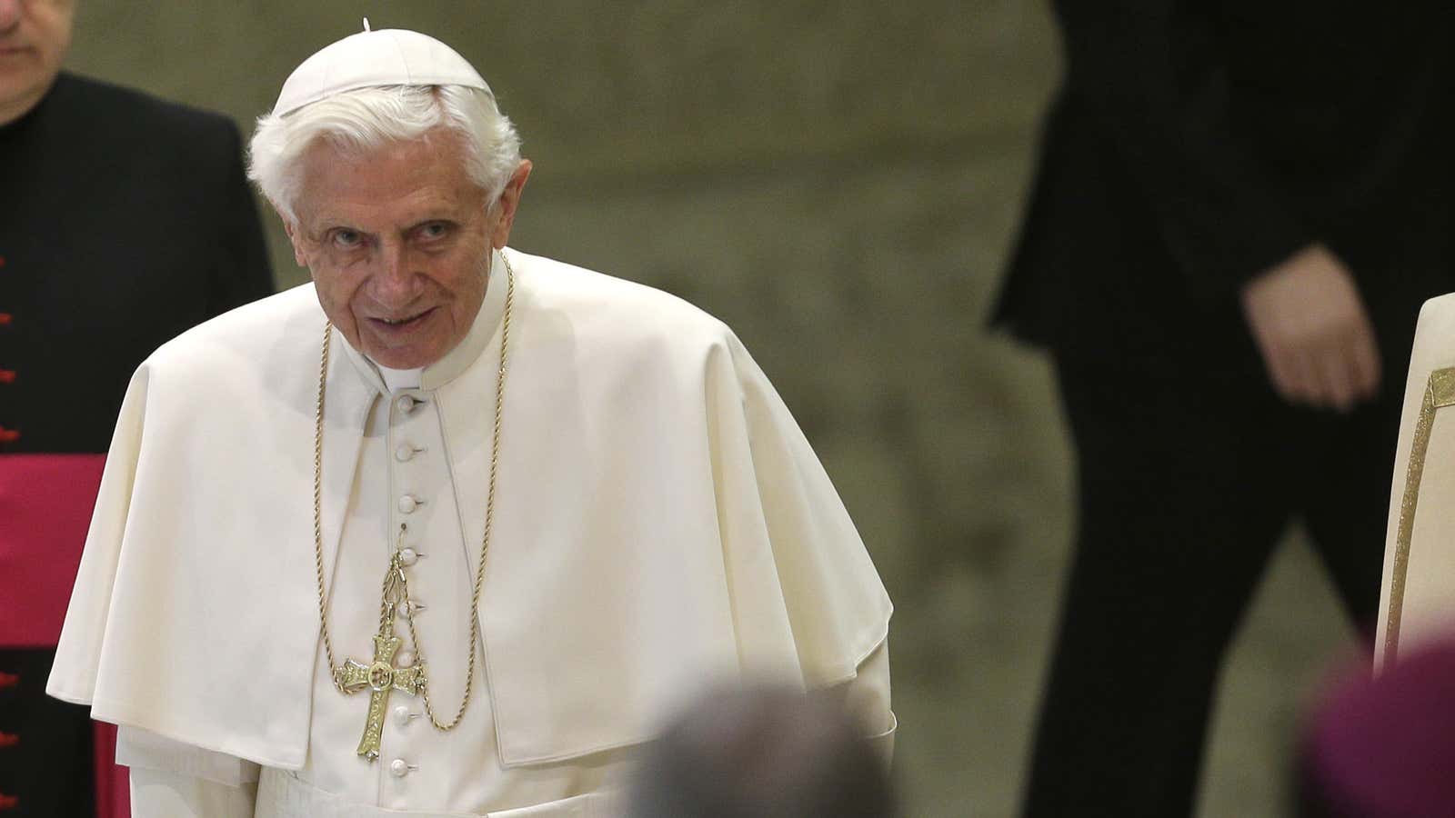 Pope Benedict XVI at the Vatican last month.