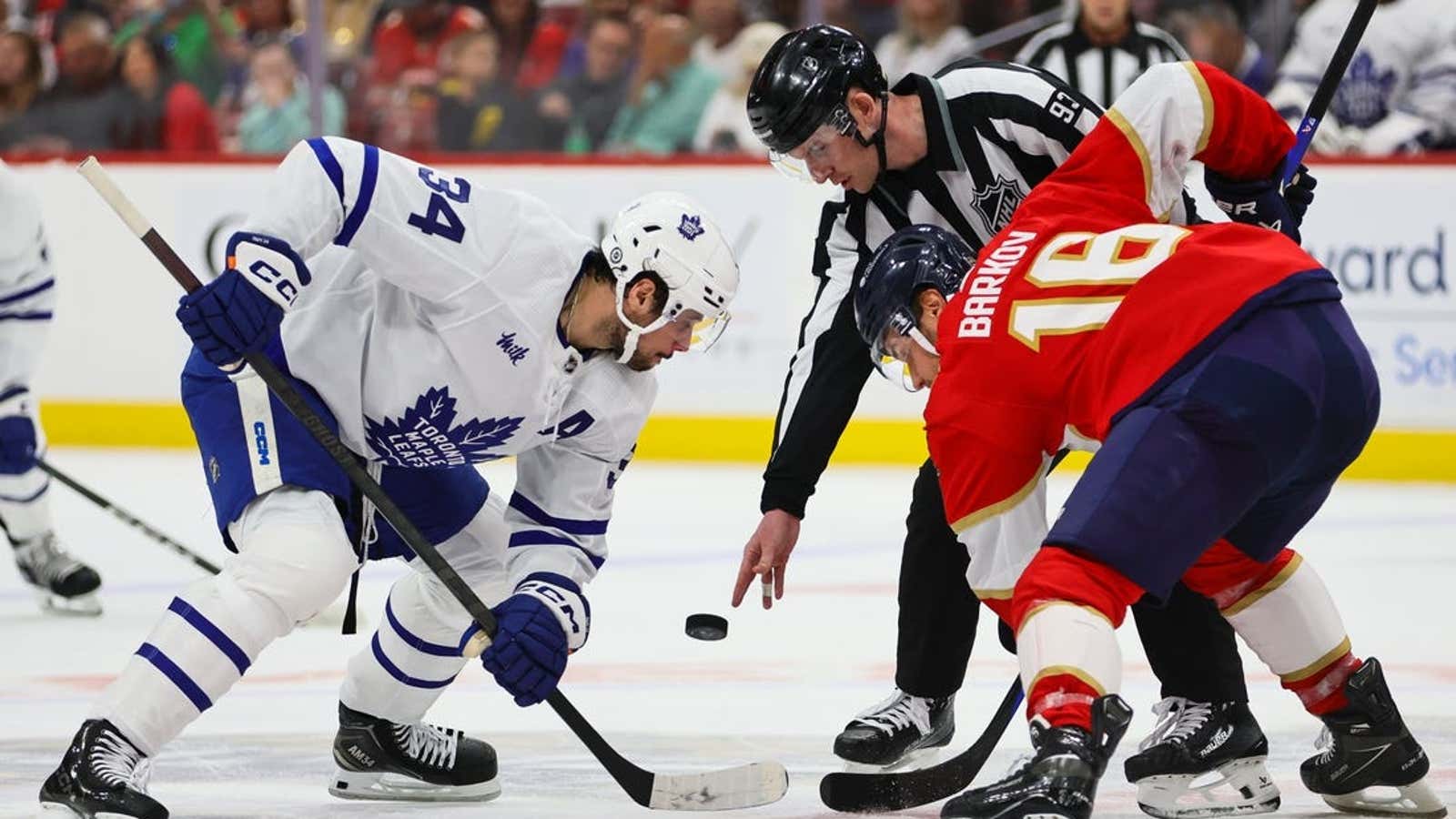 Image for Leafs' Auston Matthews first-time finalist for Selke Trophy
