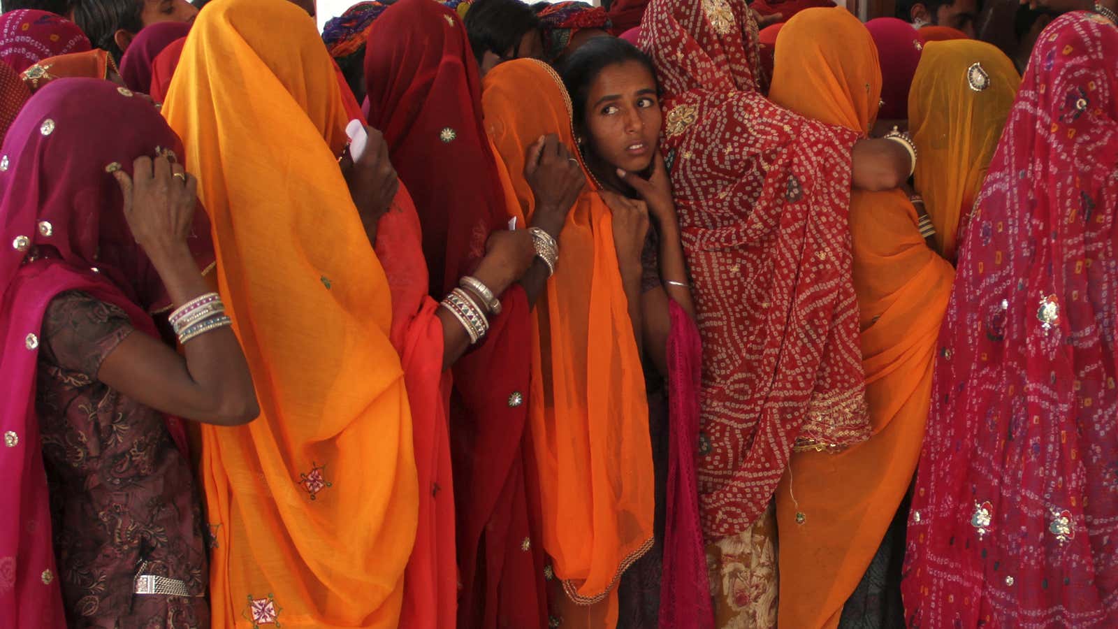 There was a lot of saffron swaying the vote in India’s recent state elections.