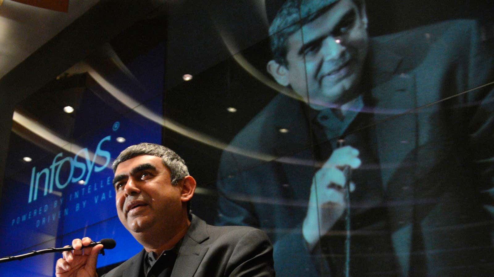 Vishal Sikka takes charge at Infosys.