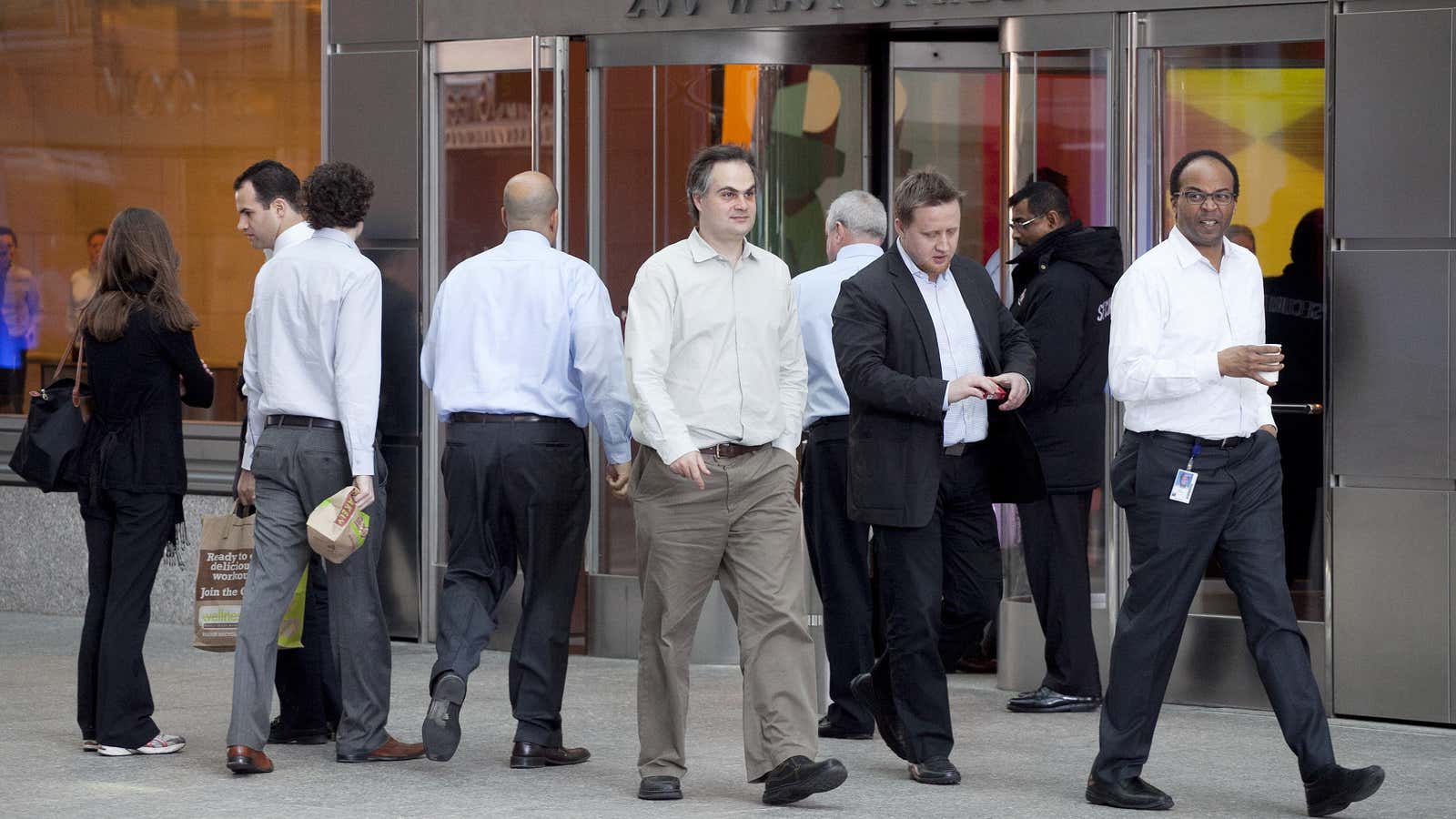 Bankers aren’t rushing out the doors any more.