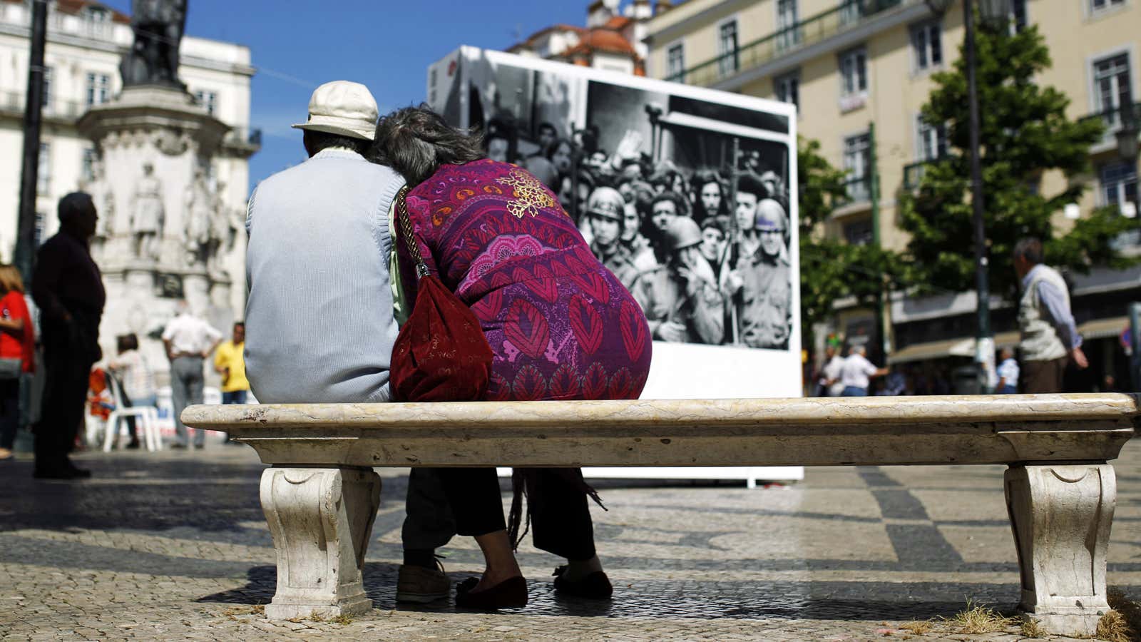 Hoping for better days ahead in Lisbon.