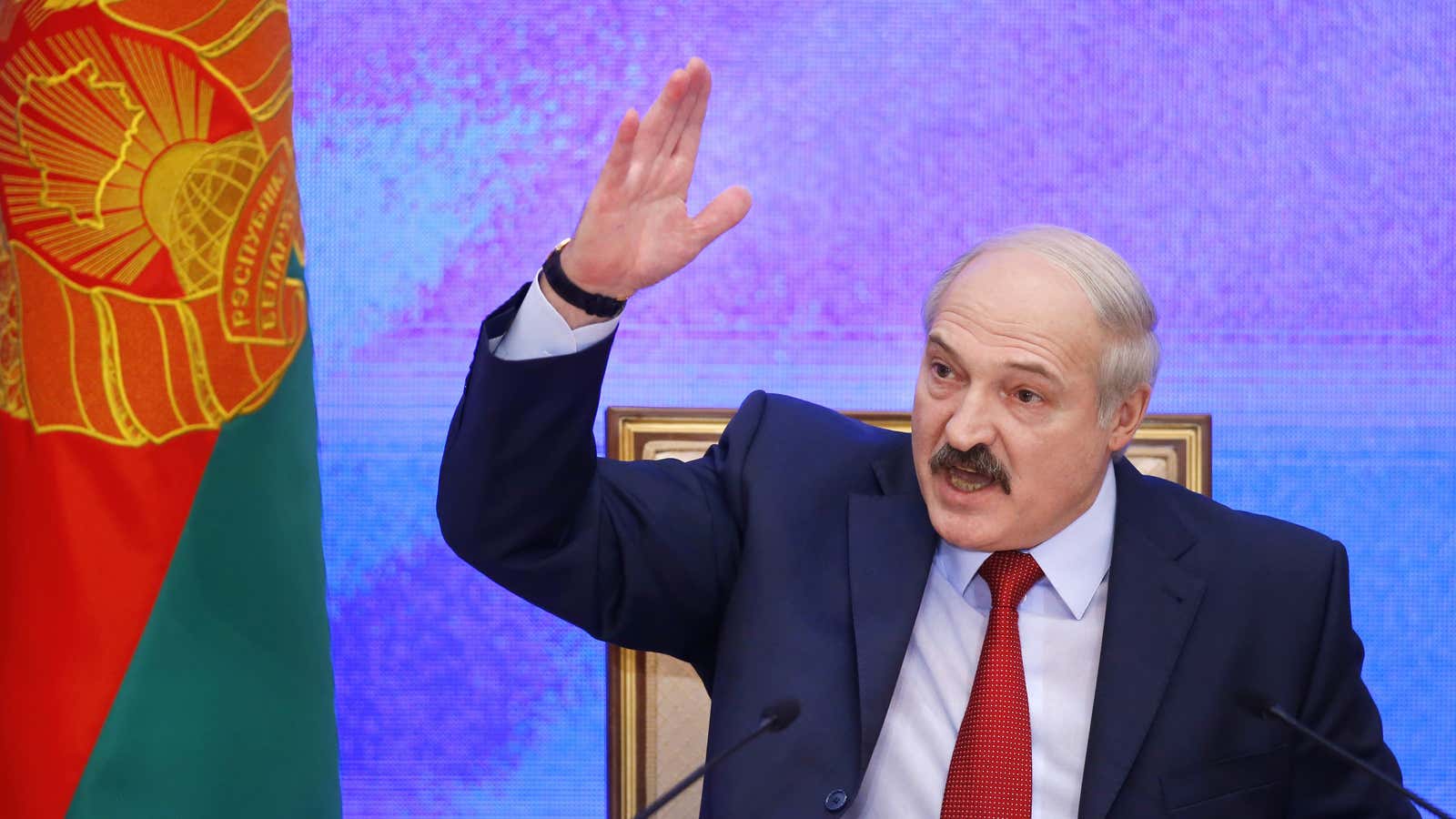 Alexander Lukashenko, man of the people for over 20 years.