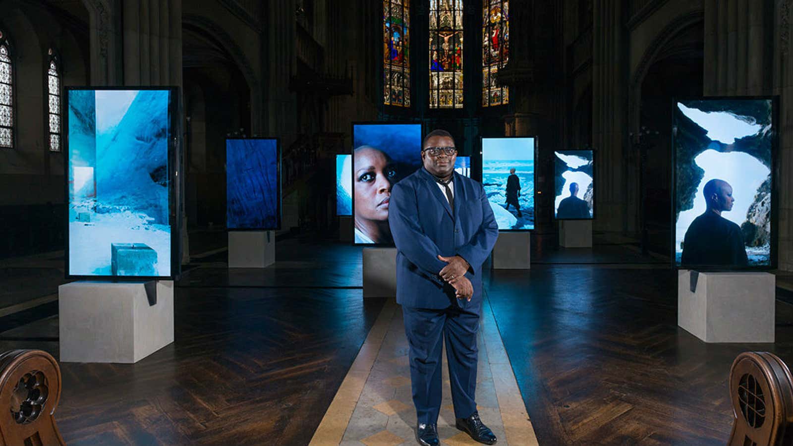 Isaac Julien premiered his latest work at Art Basel, the multi-channel film, “Stones Against Diamonds” commissioned by Rolls-Royce.