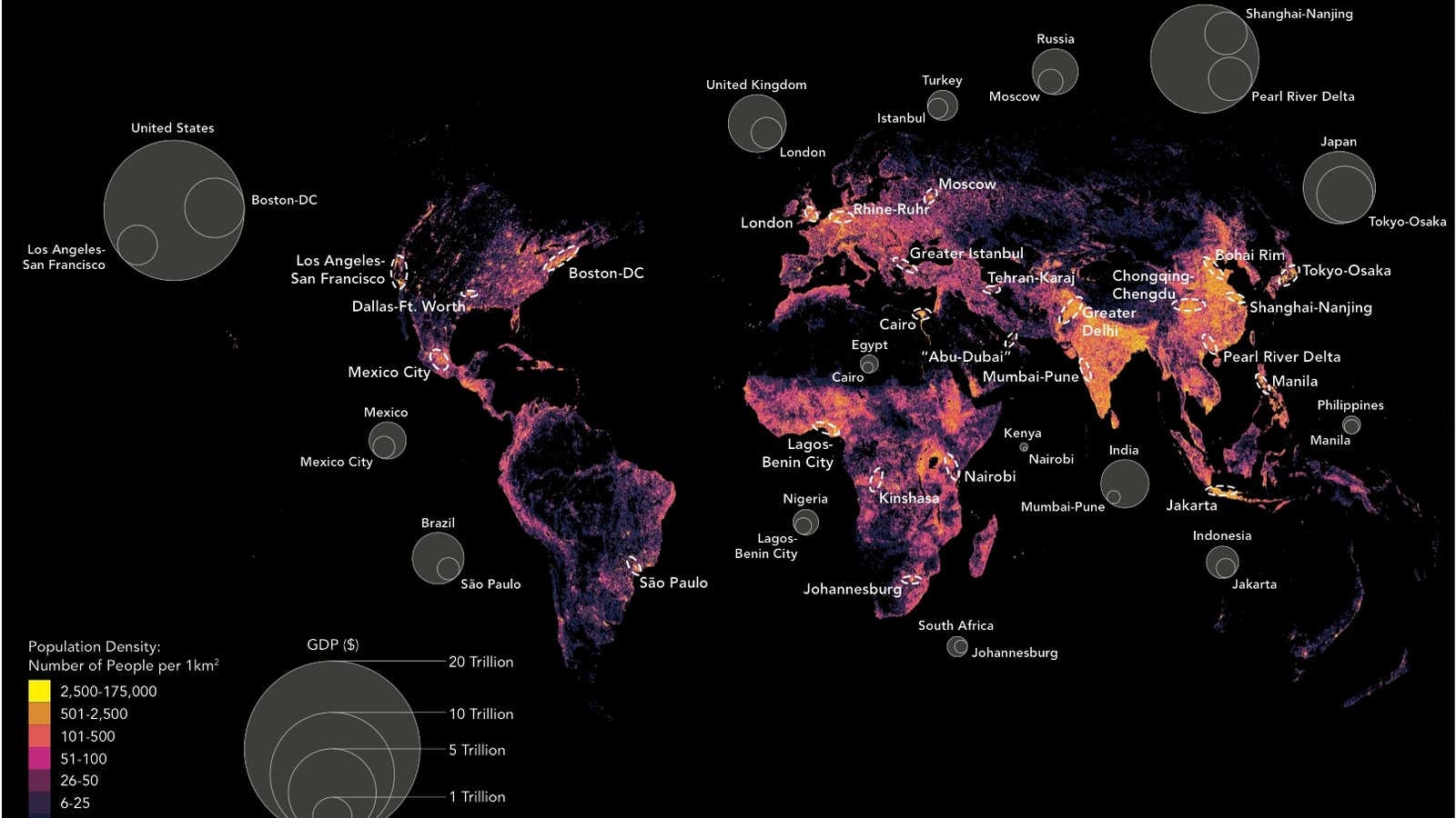 Shifting the focus of global economic activity.